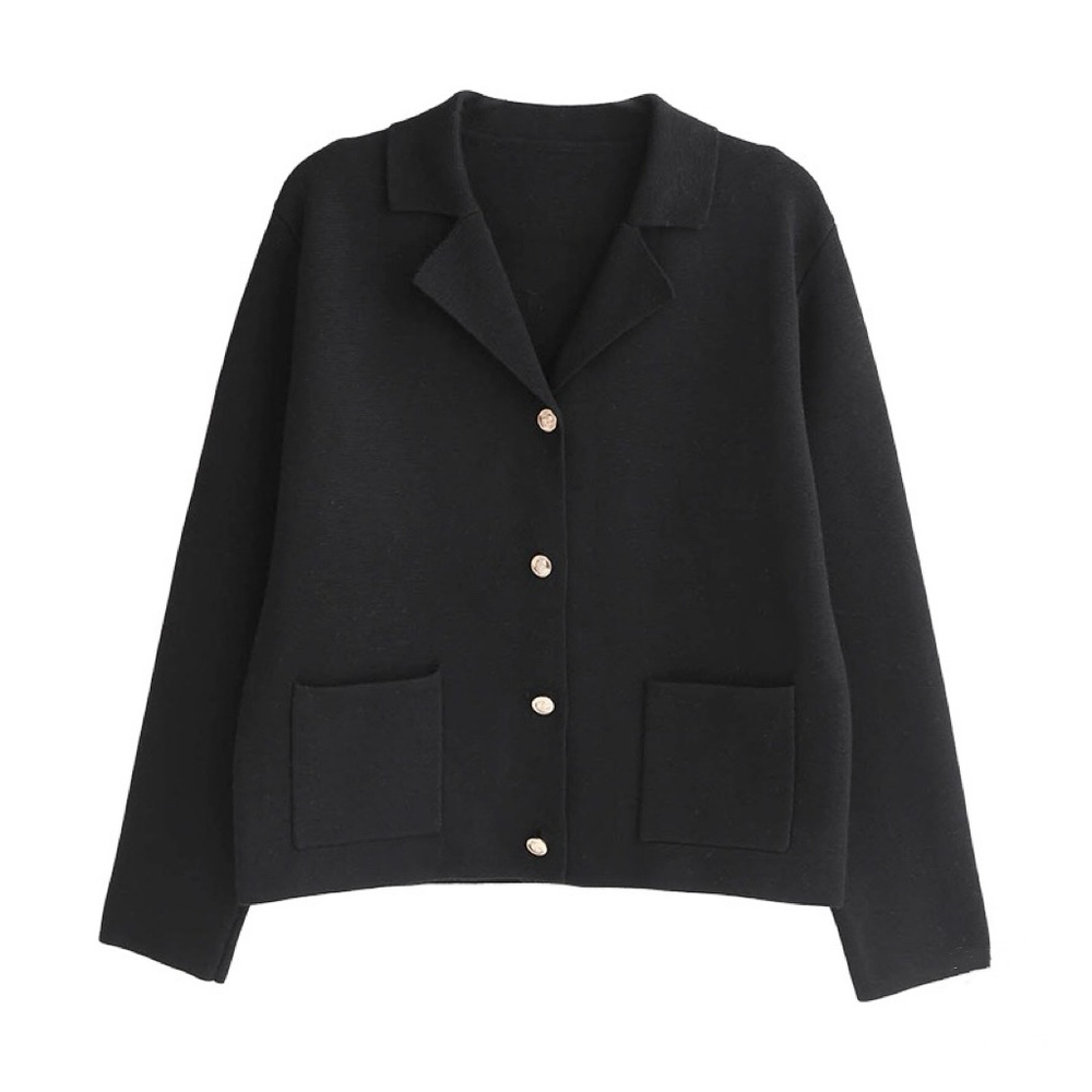 ✨Host Pick✨Knit Jacket with Gold Buttons